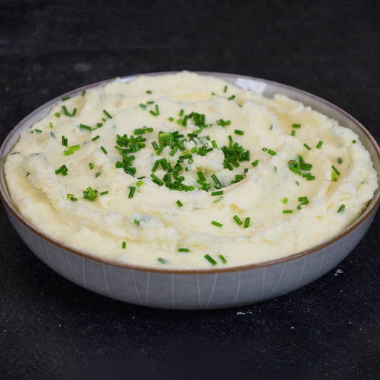 Sour cream and Chive Creamy Mashed Potatoes