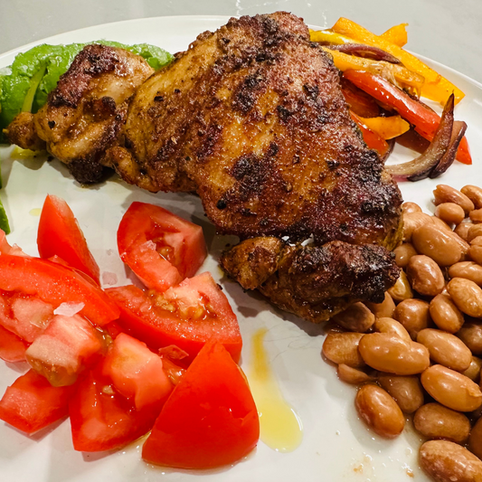 Blackened Chicken Deconstructed Fajitas